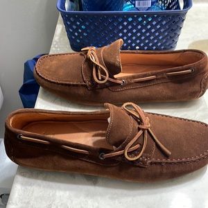 J crew , Kenton driving moccasins in brown suede